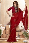 Malmal By Vallabhi Georgette Printed Sarees Wholesale Shop In Surat
